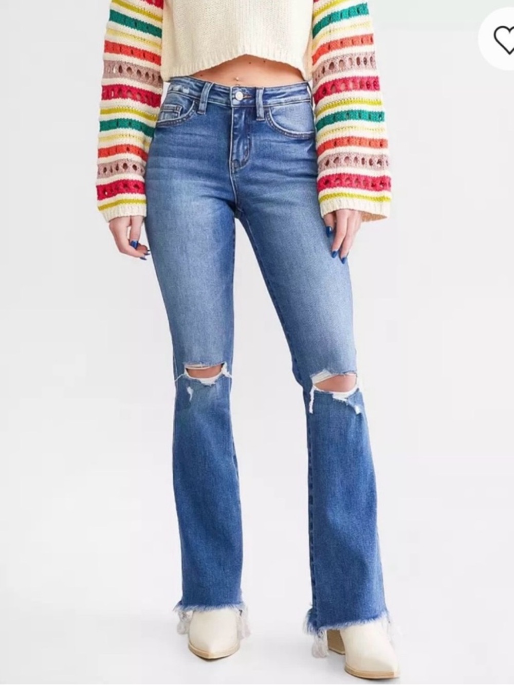Flying Monkey High Rise Boot Cut Jeans